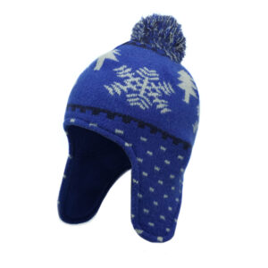 Fishman Beanie with Pompom Custom Logo Acceptable