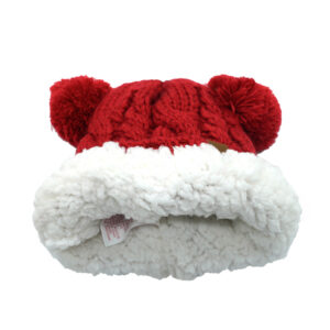 Pompom Beanies with Badge Logo